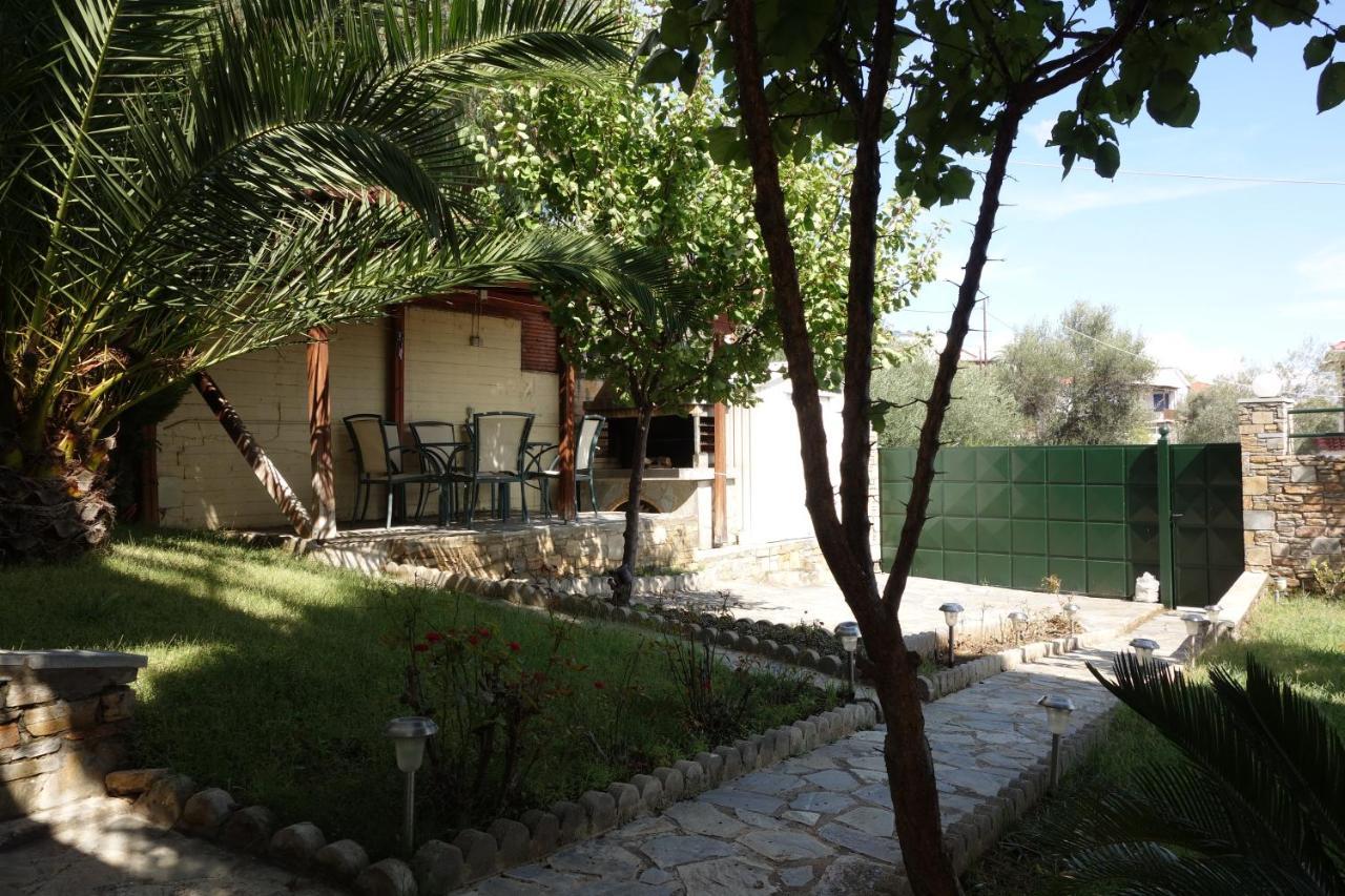 Beach Front House With View Marathos  Экстерьер фото