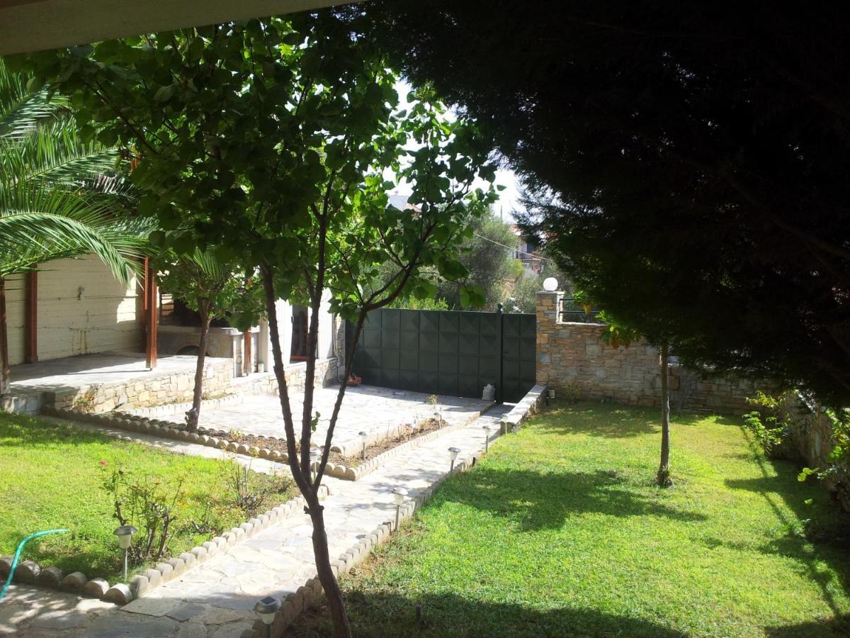 Beach Front House With View Marathos  Экстерьер фото