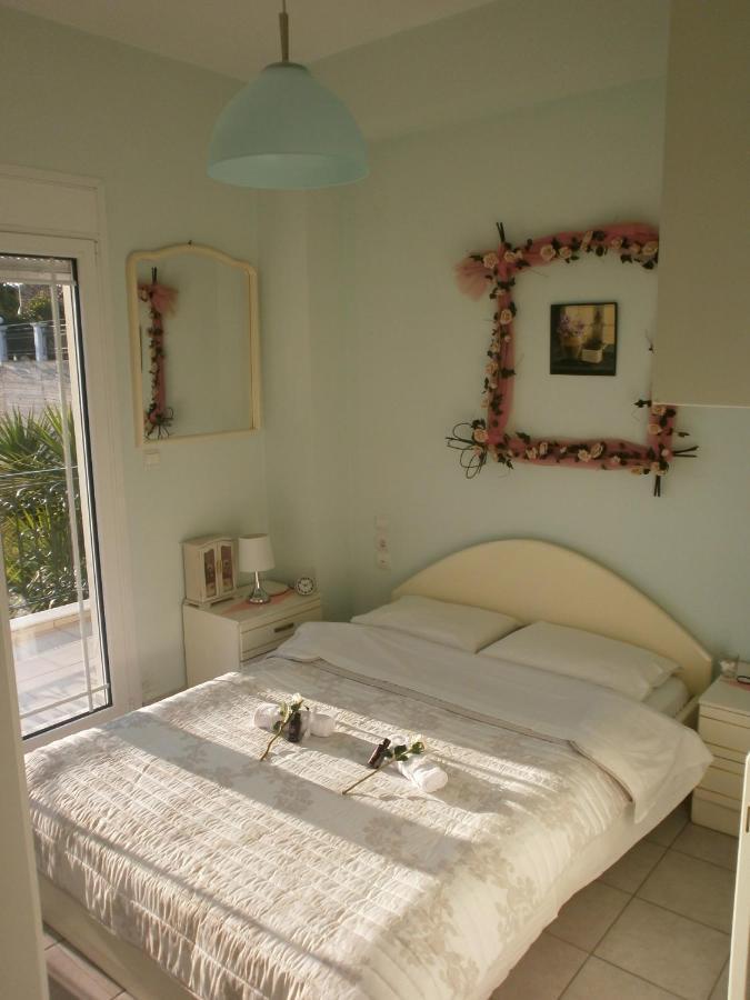 Beach Front House With View Marathos  Экстерьер фото