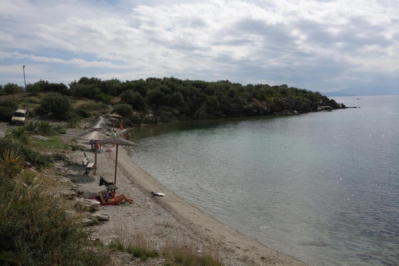 Beach Front House With View Marathos  Экстерьер фото