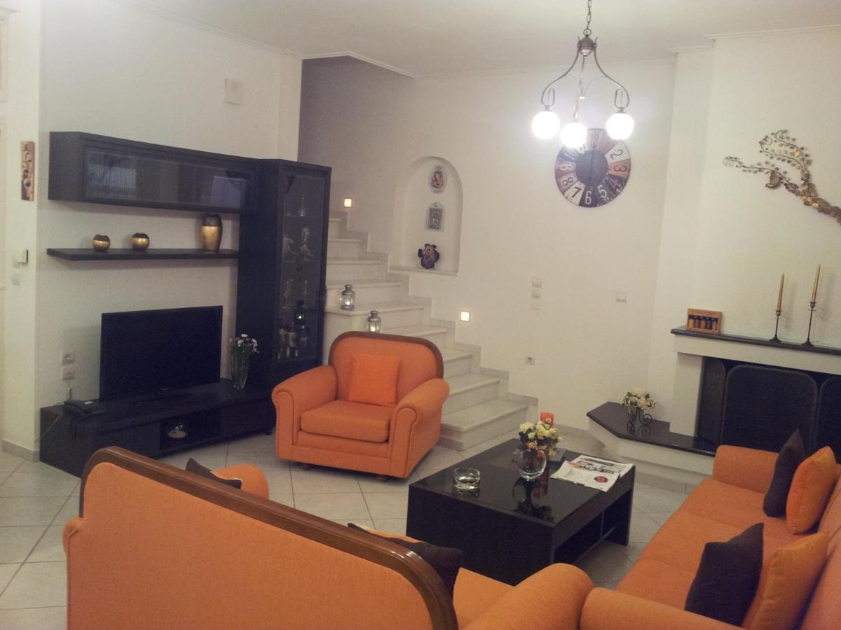 Beach Front House With View Marathos  Экстерьер фото